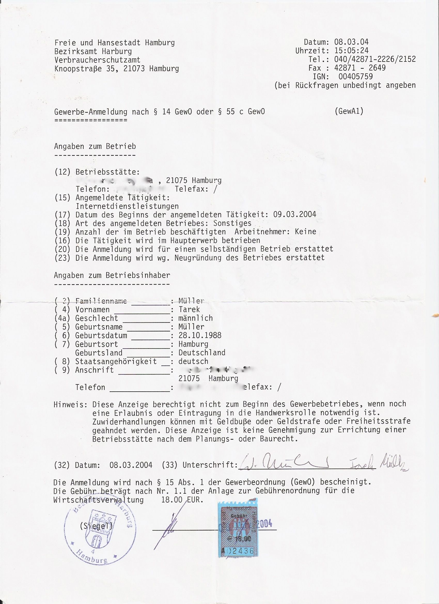 Unternehmerjubiläum | Tarek Müller